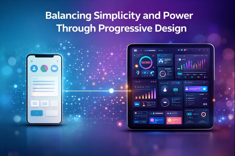 UI and UX design balancing